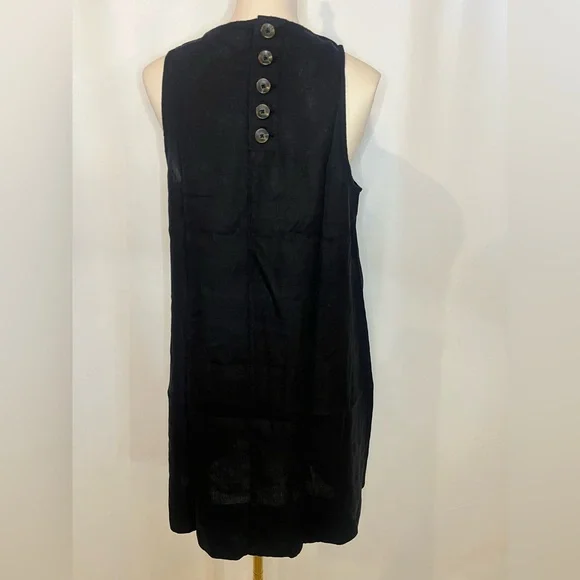 J.Crew Maxine button-back dress in linen - Picture 7 of 8